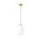 Z-Lite Newbury 1 Light Pendant, 8in. W x 13.25in. H, Modern Gold 7511P8-MGLD - alternate 3